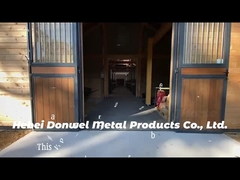 Завалка крытых конюшен лошади крыши Shelfter европейских бамбуковая деревянная