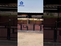 Оцинкованные конные стойки с пирожным наполнением из дерева и бамбуковой поверхностью