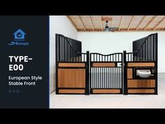 Комплект распашной двери из бамбуковых реек для европейских конюшен