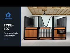 Представляем вам передние панели для конюшен из бамбука Bamboo Horse Stable, сварные, с порошковым покрытием, устойчивые к атмосферным воздействиям.