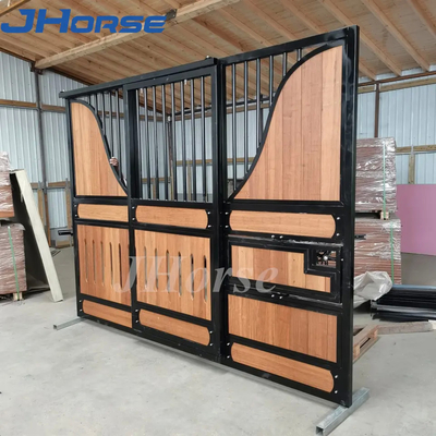 Лошадь сползая ворот горячая окунутая гальванизированная Prefab глохнет 3m 3.5m