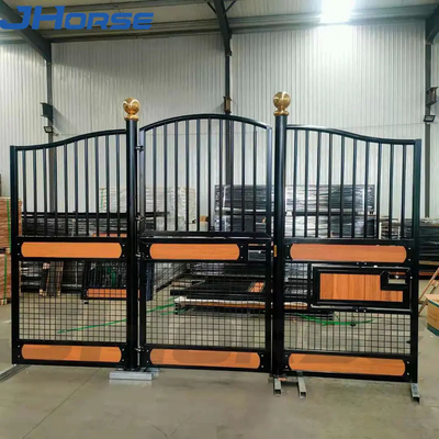 Стойл лошади железного каркаса бамбуковый Infill обшивает панелями временное