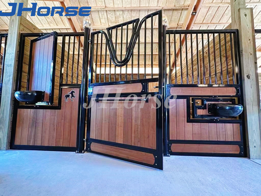 амбар лошади 6ft x 6ft полуфабрикат обшивает панелями подгонянные фронты лошади рамки стабилизированные