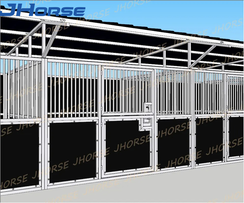 Переносные индивидуальные Hdpe Box Stall Fronts для строительства амбаров