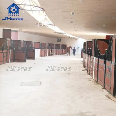 Двери для конюшен из бамбука, устойчивые к атмосферным воздействиям, 2,2 м, для лошадей, денники, конюшни, деревянные панели для конного манежа